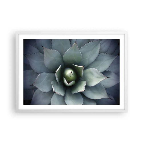 Poster in einem weißen Rahmen - Es lockt an und warnt - 70x50 cm