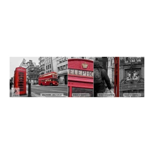 Fototapeten Muster Premium Sand - Das Rotste in Europa - Stadt, London, Die Architektur - 100x30 cm