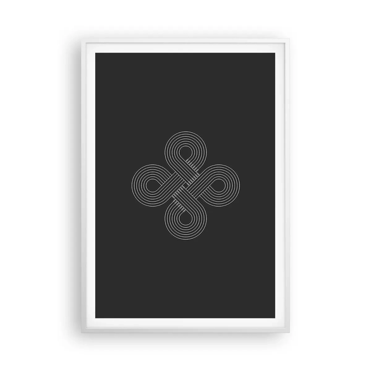 Poster in einem weißen Rahmen - Im keltischen Geist - 70x100 cm