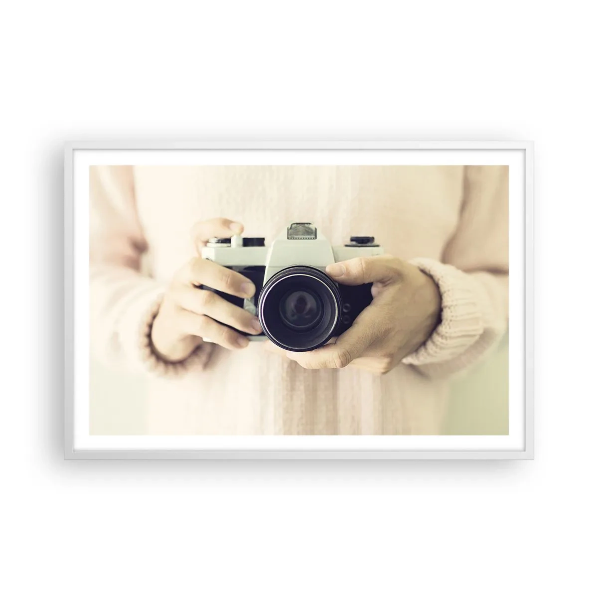 Poster in einem weißen Rahmen - Um mehr zu sehen ... - 91x61 cm