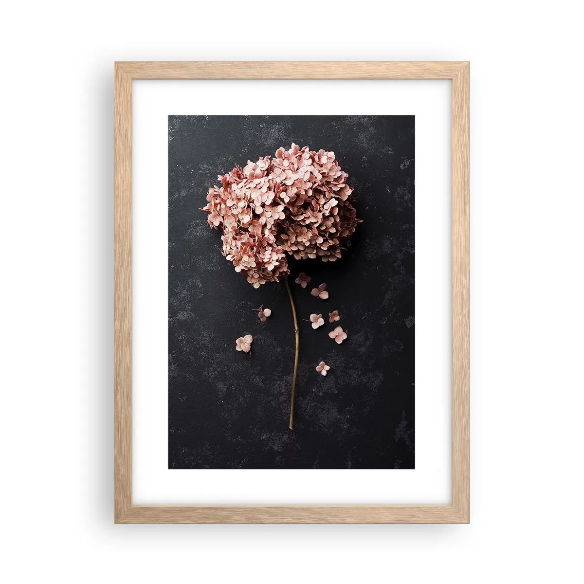 Poster in einem Rahmen aus heller Eiche - Wirklich romantisches Zeichen - 30x40 cm