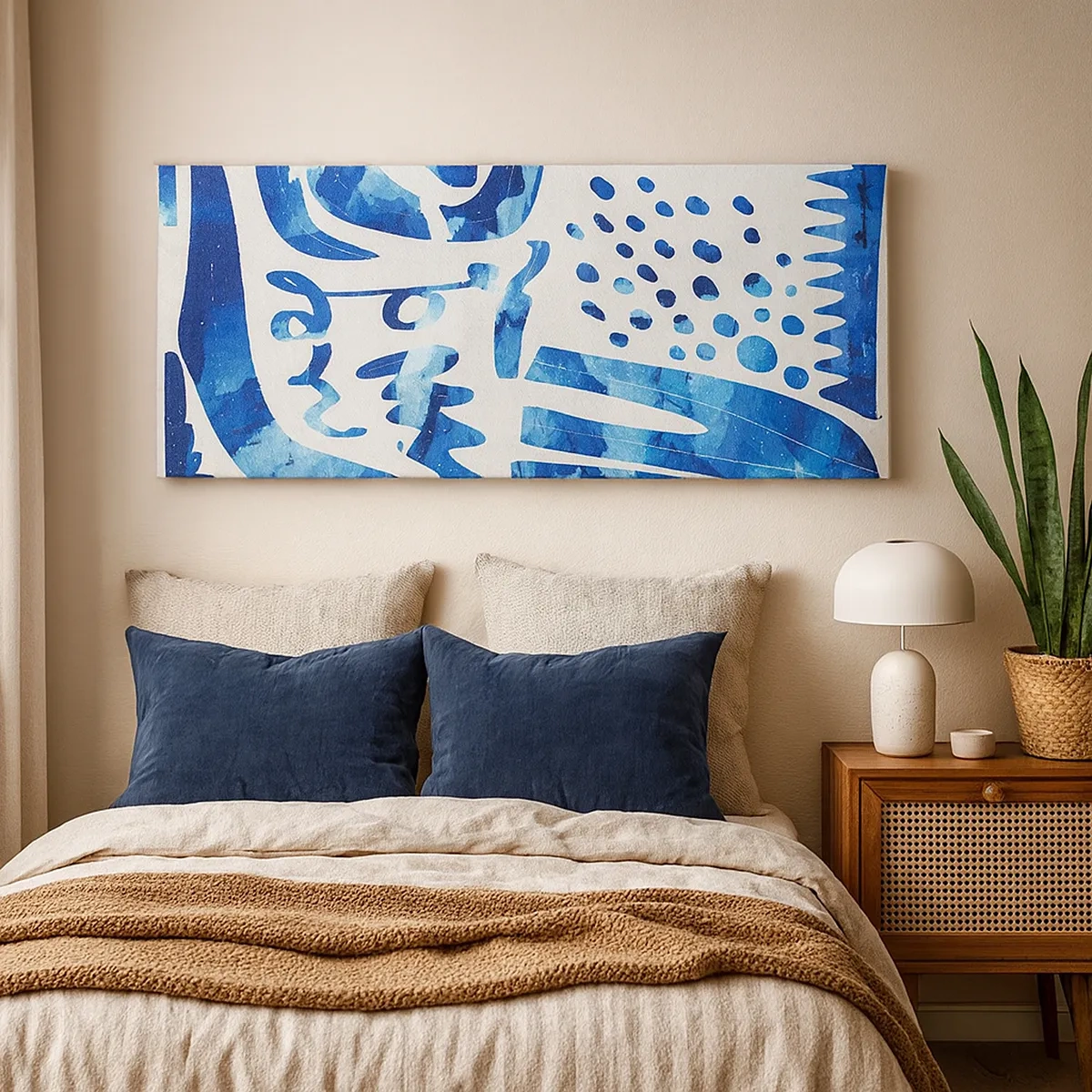 Bild auf Leinwand - Leinwandbild - Zurück zu den Wurzeln - 30x30 cm