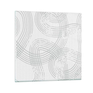 Glasbild - Bild auf glas - Es gibt keinen einfachen Weg - 30x30 cm