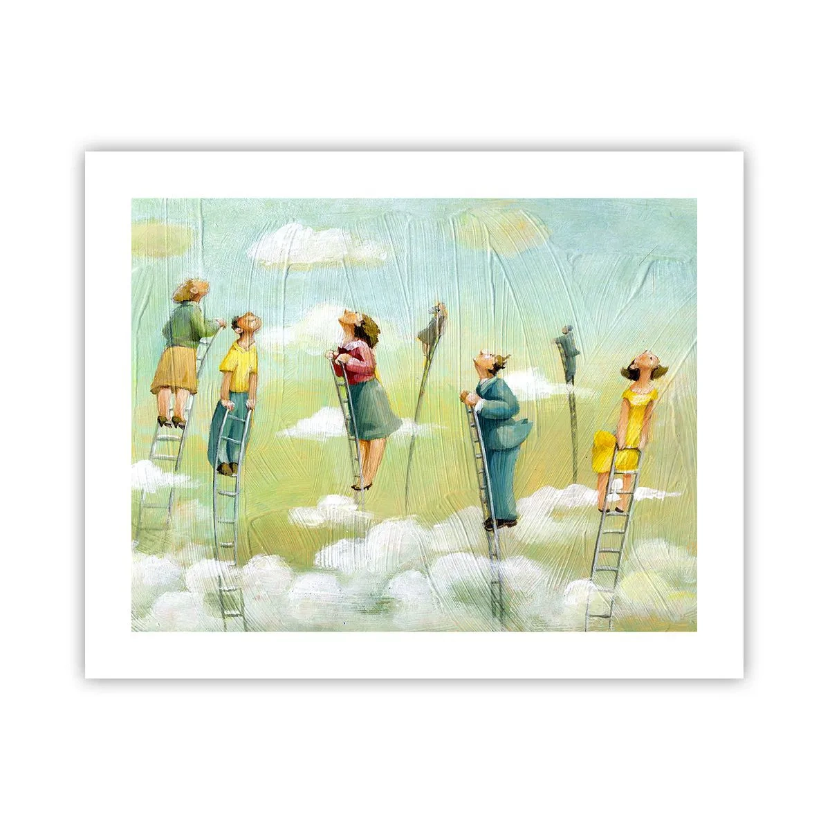 Poster - Hinter deinem Traum - 50x40 cm