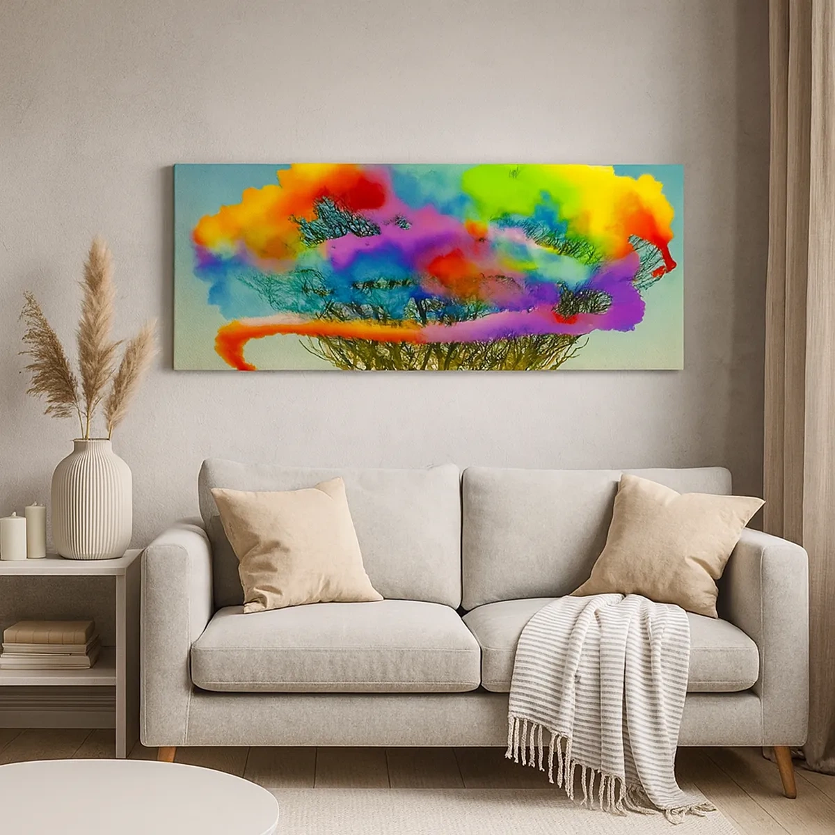 Bild auf Leinwand - Leinwandbild - Erwecke diese Welt zum Leben - 30x30 cm