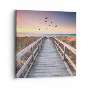 Bild auf Leinwand - Leinwandbild - Der Raum für Auffliegen - 30x30 cm