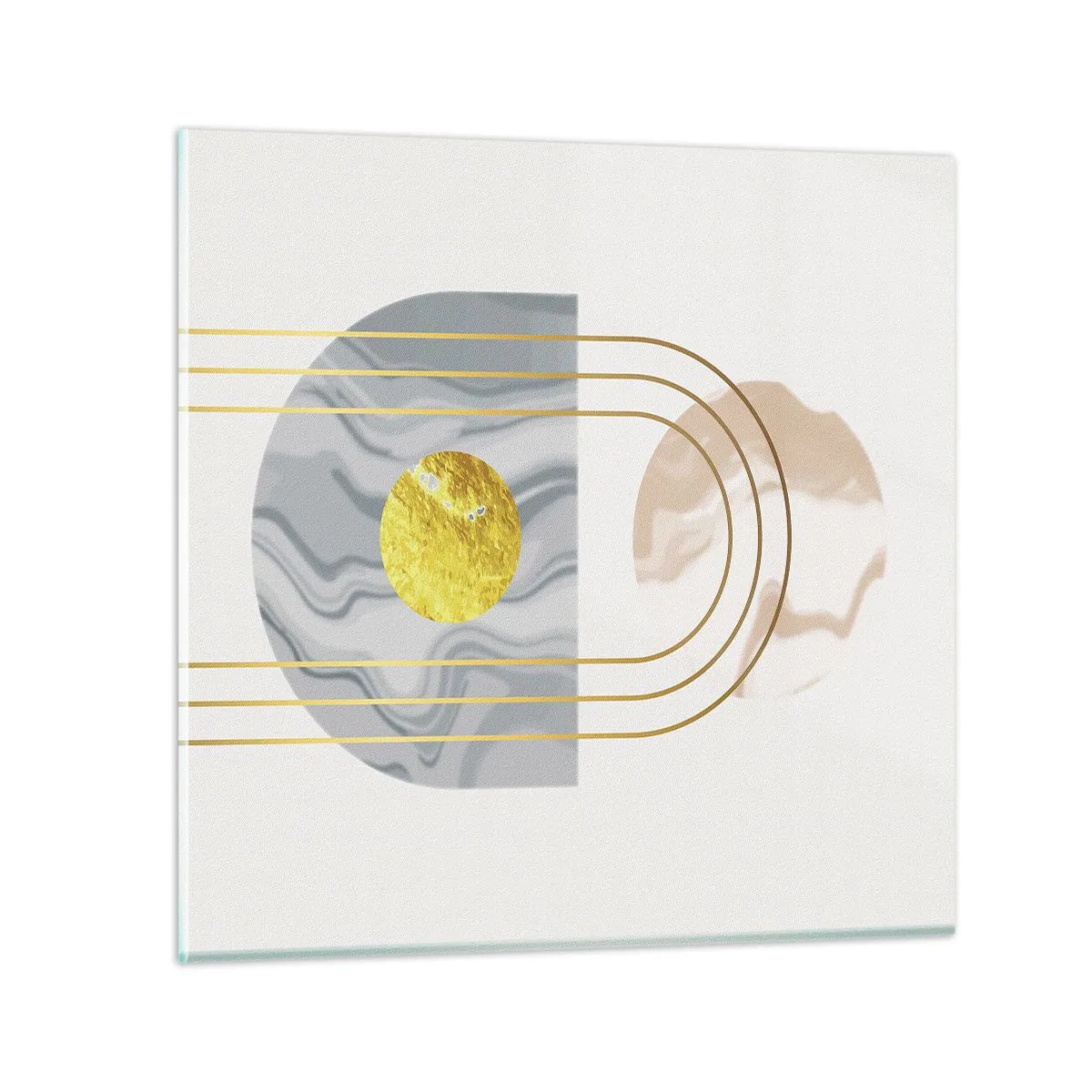 Glasbild - Bild auf glas - Helligkeit und Brillanz - 40x40 cm