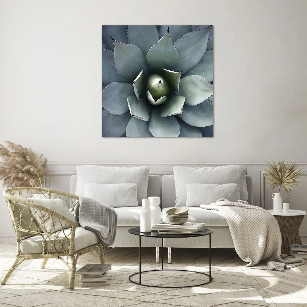 Glasbild - Bild auf glas - Es lockt an und warnt - 40x40 cm