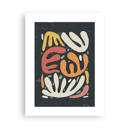 Poster - Komposition – Ich erwische dich gleich - 30x40 cm