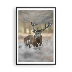 Poster in einem schwarzem Rahmen - Ein flotter Morgen - 70x100 cm