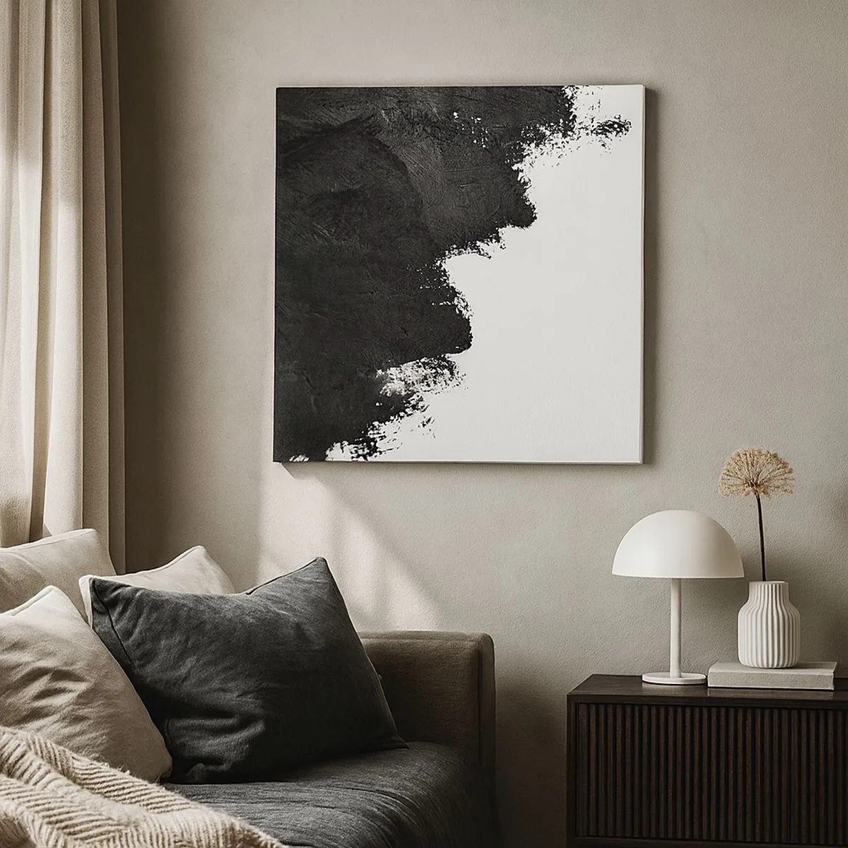 Bild auf Leinwand - Leinwandbild - Elemente: Erde - 30x30 cm