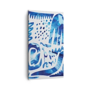 Bild auf Leinwand - Leinwandbild - Zurück zu den Wurzeln - 45x80 cm