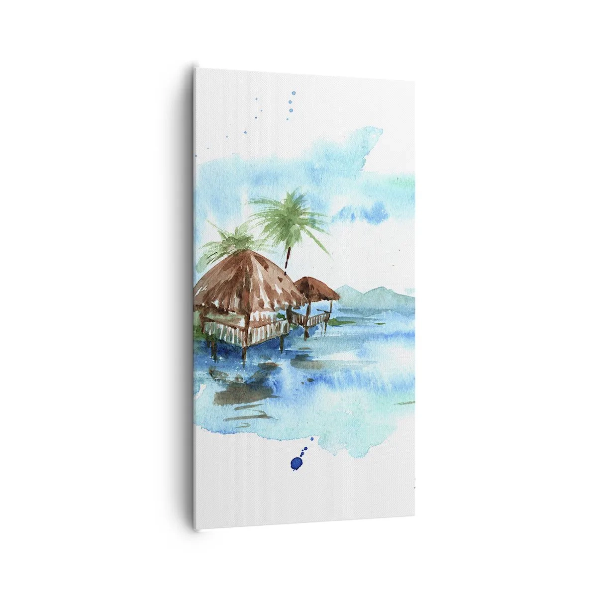 Bild auf Leinwand - Leinwandbild - Irgendwo im Pazifik - 65x120 cm