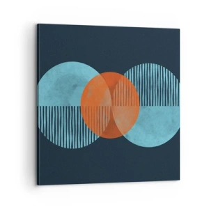 Bild auf Leinwand - Leinwandbild - Symmetrische Komposition - 60x60 cm