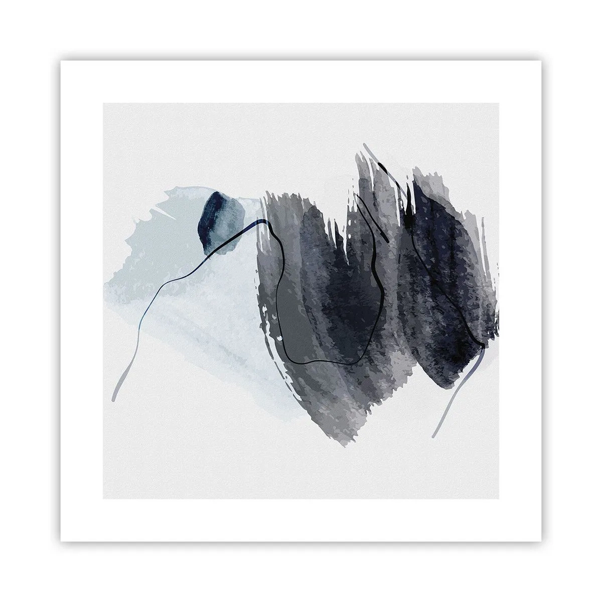 Poster - Intensität und Bewegung - 40x40 cm