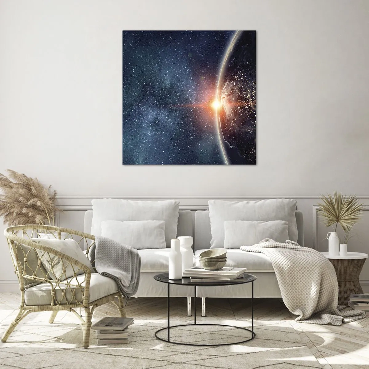 Glasbild - Bild auf glas - In einer neuen Perspektive - 40x40 cm