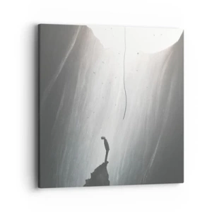 Bild auf Leinwand - Leinwandbild - Es gibt immer einen Ausweg - 40x40 cm