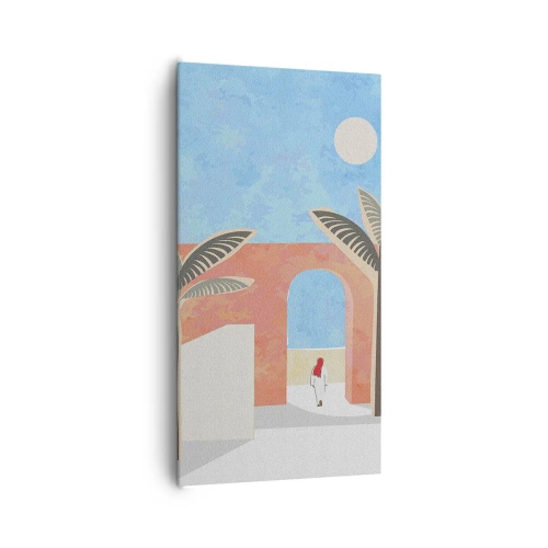 Bild auf Leinwand - Leinwandbild - Arabischer Tag - 65x120 cm