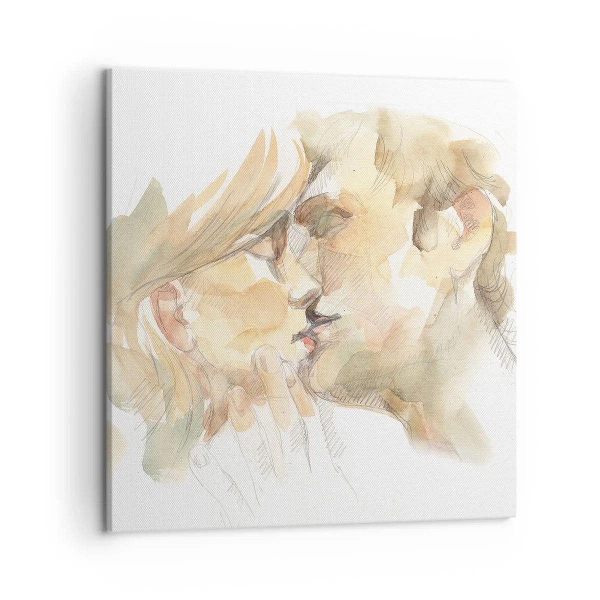 Bild auf Leinwand - Leinwandbild - Hälfte gefunden? - 50x50 cm