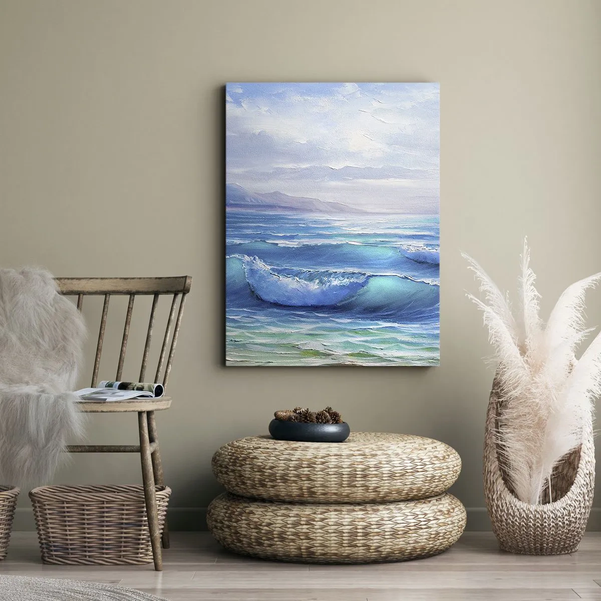 Bild auf Leinwand - Leinwandbild - Es bringt Erleichterung - 55x100 cm