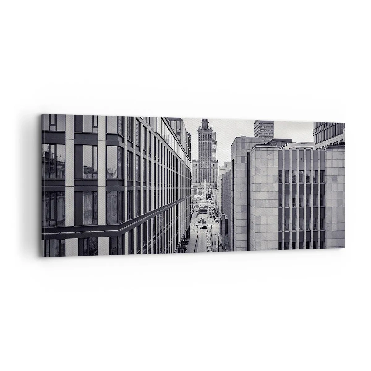 Bild auf Leinwand - Leinwandbild - Warschauer Tal - 100x40 cm