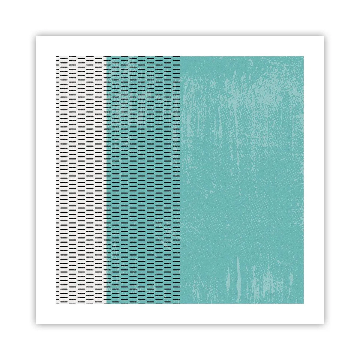 Poster - Eine ausgewogene Komposition - 50x50 cm