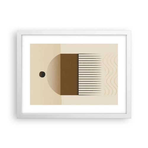 Poster in einem weißen Rahmen - Verschiedene Staaten - 40x30 cm