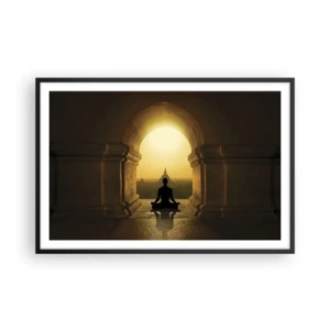 Poster in einem schwarzem Rahmen - Vollkommene Harmonie - 91x61 cm