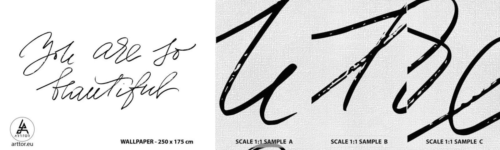 Fototapeten Muster Premium Canvas - Glauben Sie wirklich ... - Typografie, Bejahung, Maxime - 100x30 cm