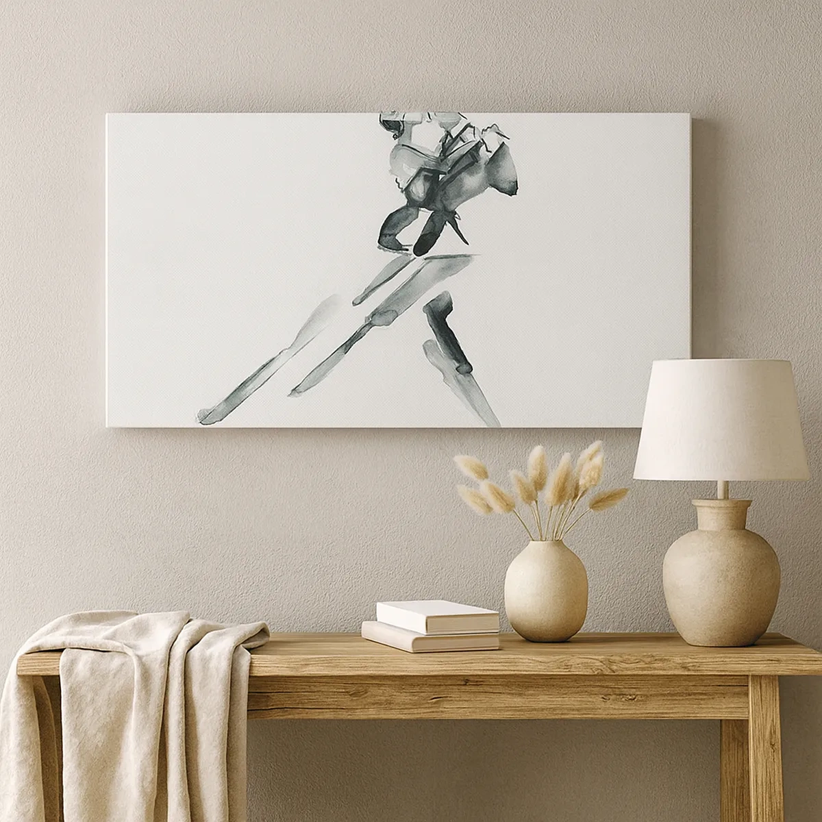 Bild auf Leinwand - Leinwandbild - In einem Schlag - 30x30 cm