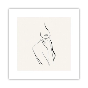 Poster - Eine Welle der Melancholie - 30x30 cm