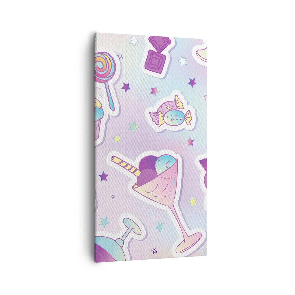 Bild auf Leinwand - Leinwandbild - Dass es jeden Tag ein Geburtstag wäre - 55x100 cm