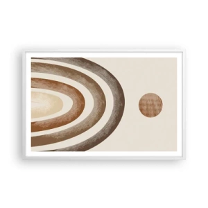 Poster in einem weißen Rahmen - In einer weit entfernten Galaxie - 91x61 cm
