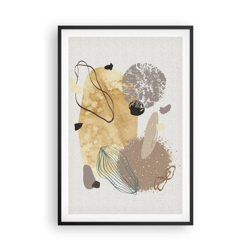 Poster in einem schwarzem Rahmen - Angewandte Plumkologie - 61x91 cm