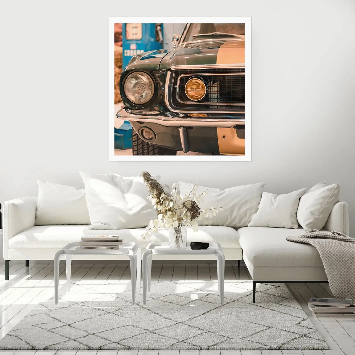 Poster - Treffen mit einer Legende - 30x30 cm