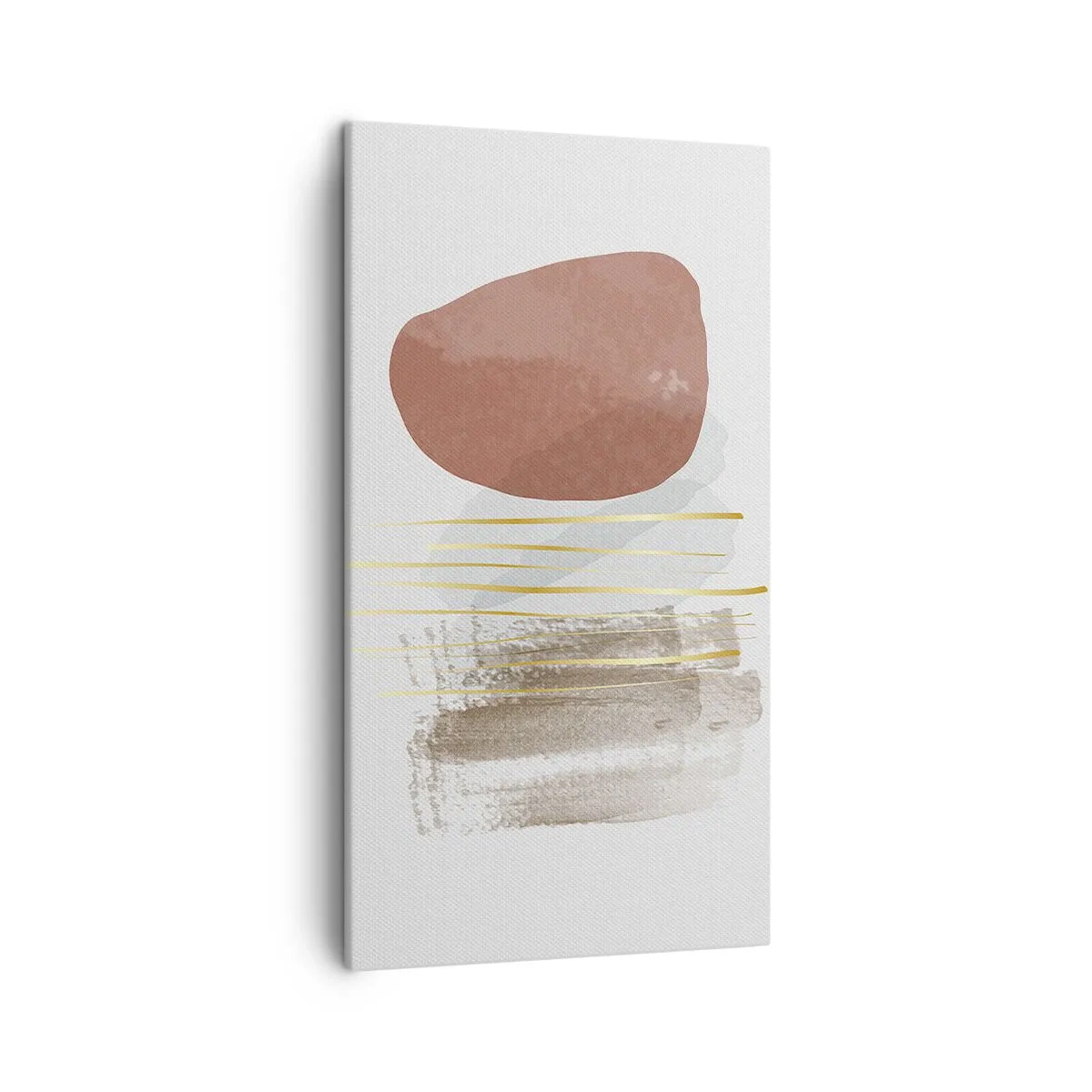 Bild auf Leinwand - Leinwandbild - Abstrakte Kolonnade - 45x80 cm