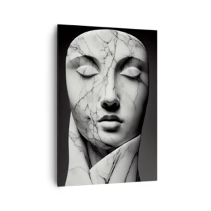 Bild auf Leinwand - Leinwandbild - Marmorformen - 70x100 cm