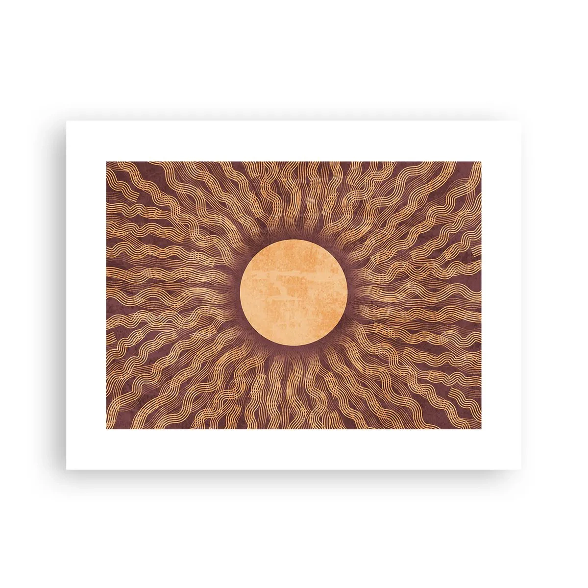 Poster - Sonnensymbol - 40x30 cm