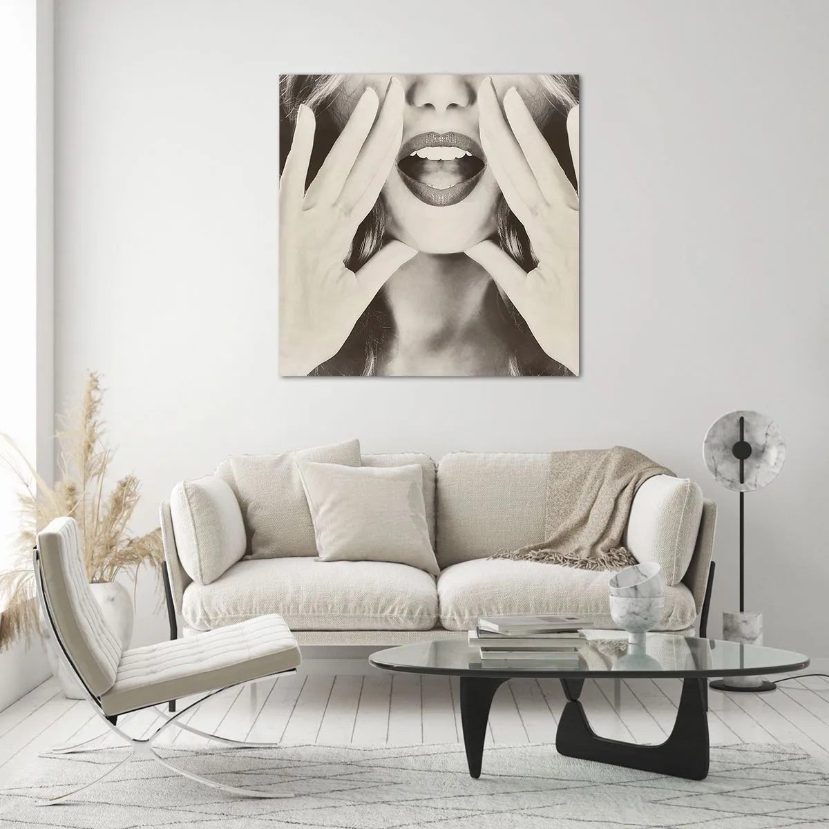 Glasbild - Bild auf glas - Ich komme schon! - 70x70 cm