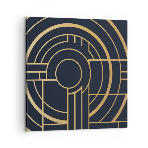 Bild auf Leinwand - Leinwandbild - Wendungen der Dinge - 50x50 cm