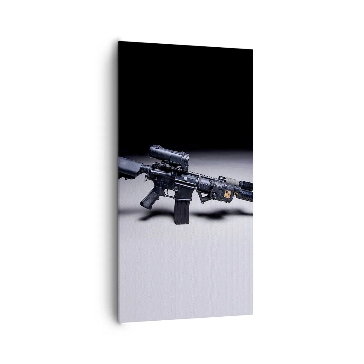 Bild auf Leinwand - Leinwandbild - dunkler Ritter - 65x120 cm