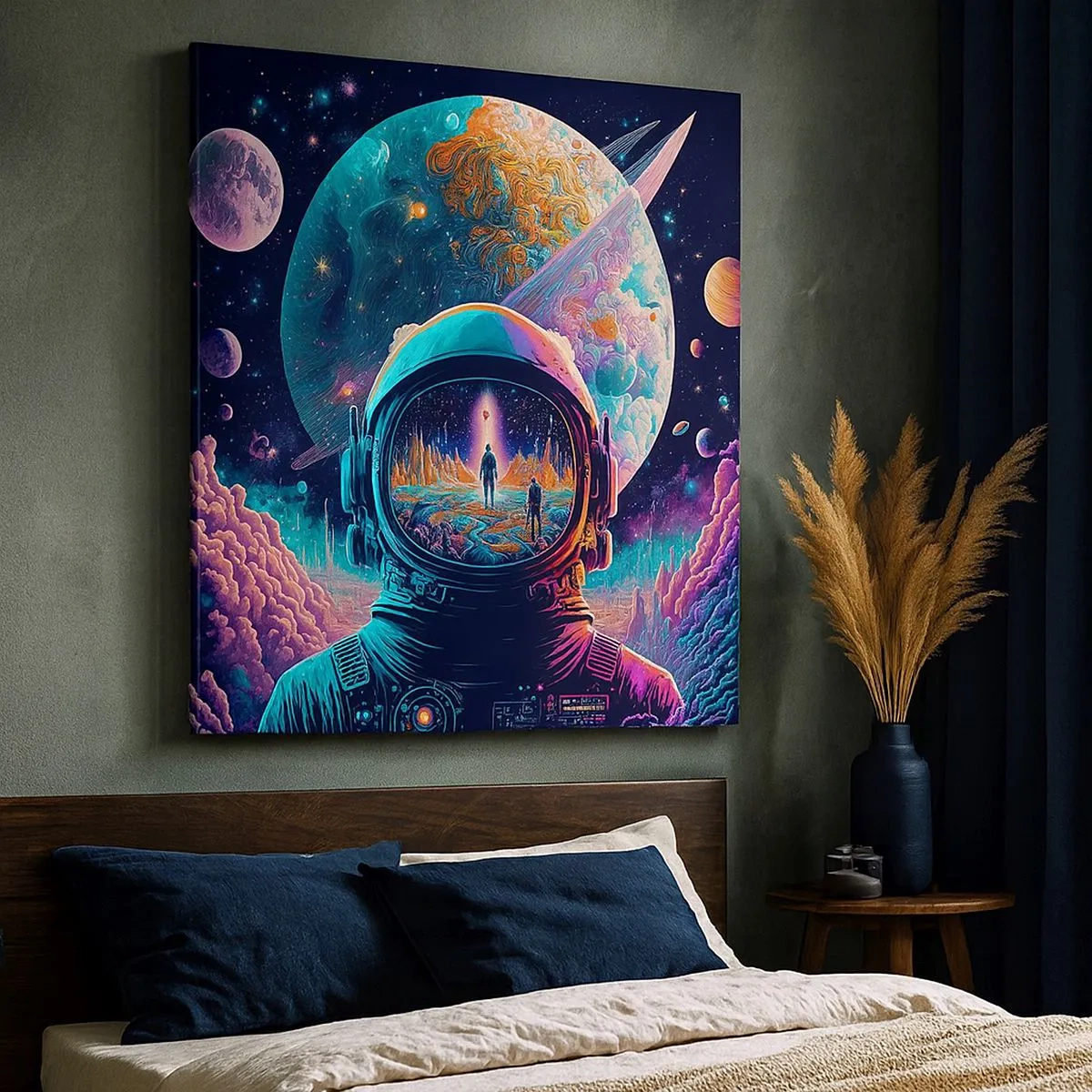 Bild auf Leinwand - Leinwandbild - Philosophen haben nicht davon geträumt - 30x30 cm