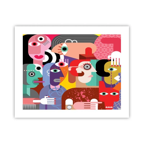 Poster - Wir sind von Herrn Picasso - 50x40 cm