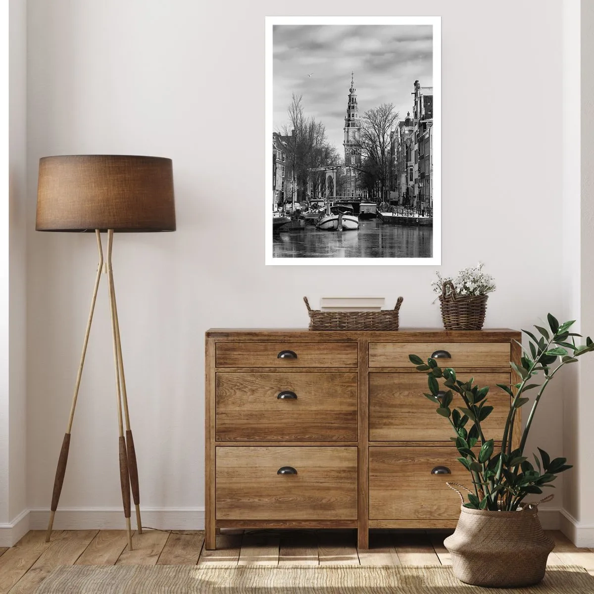 Poster - Amsterdamer Atmosphäre - 40x50 cm