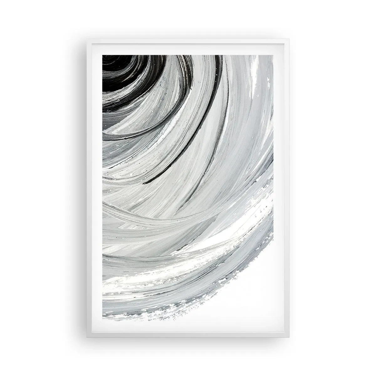 Poster in einem weißen Rahmen - Orbitale Komposition - 61x91 cm