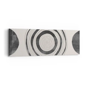 Bild auf Leinwand - Leinwandbild - Wichtig ist, was dazwischen liegt - 90x30 cm