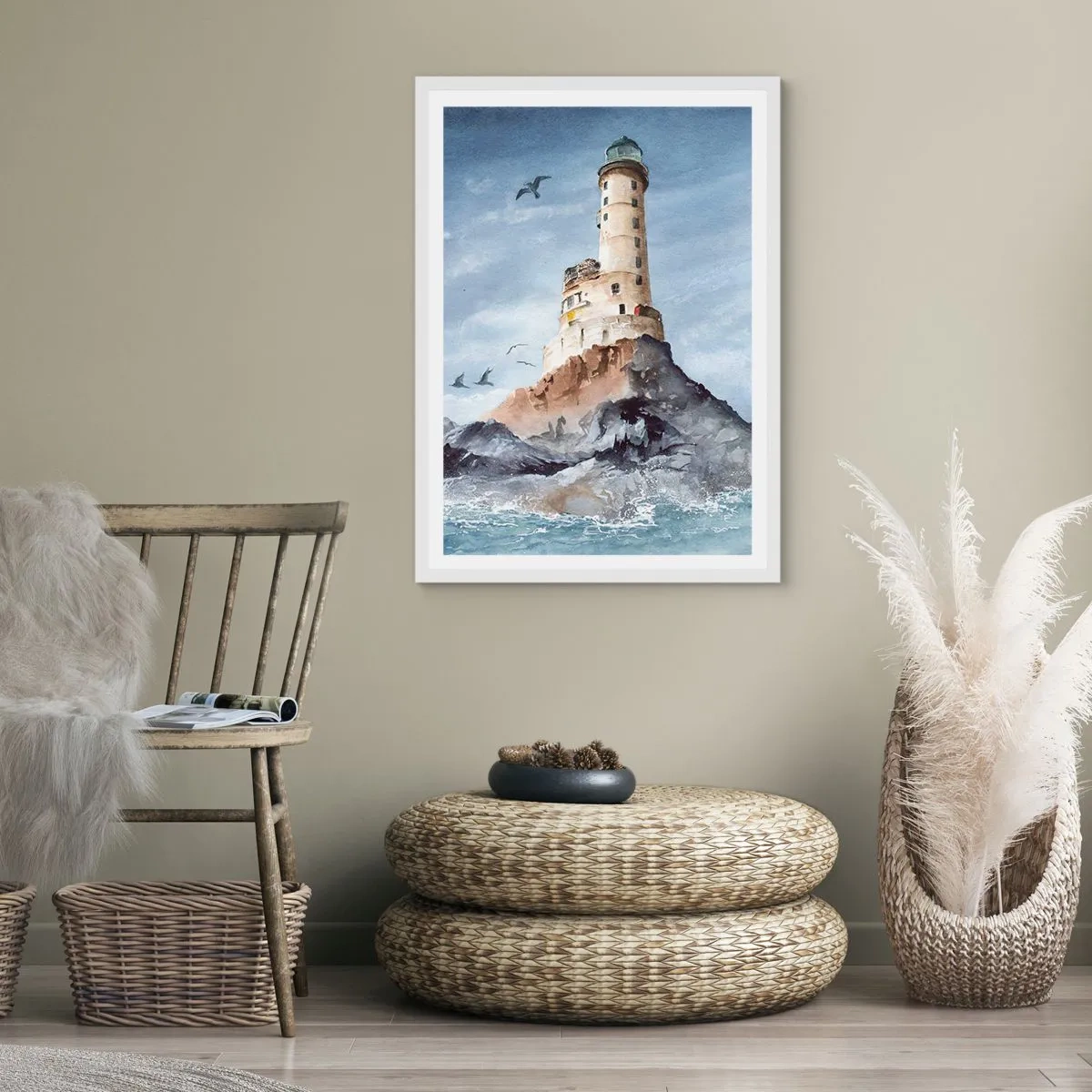 Poster in einem weißen Rahmen - Unbesiegbar - 50x70 cm