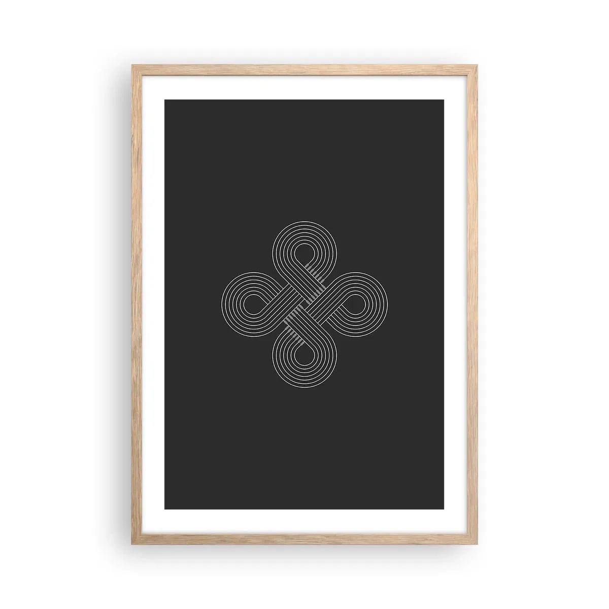 Poster in einem Rahmen aus heller Eiche - Im keltischen Geist - 50x70 cm