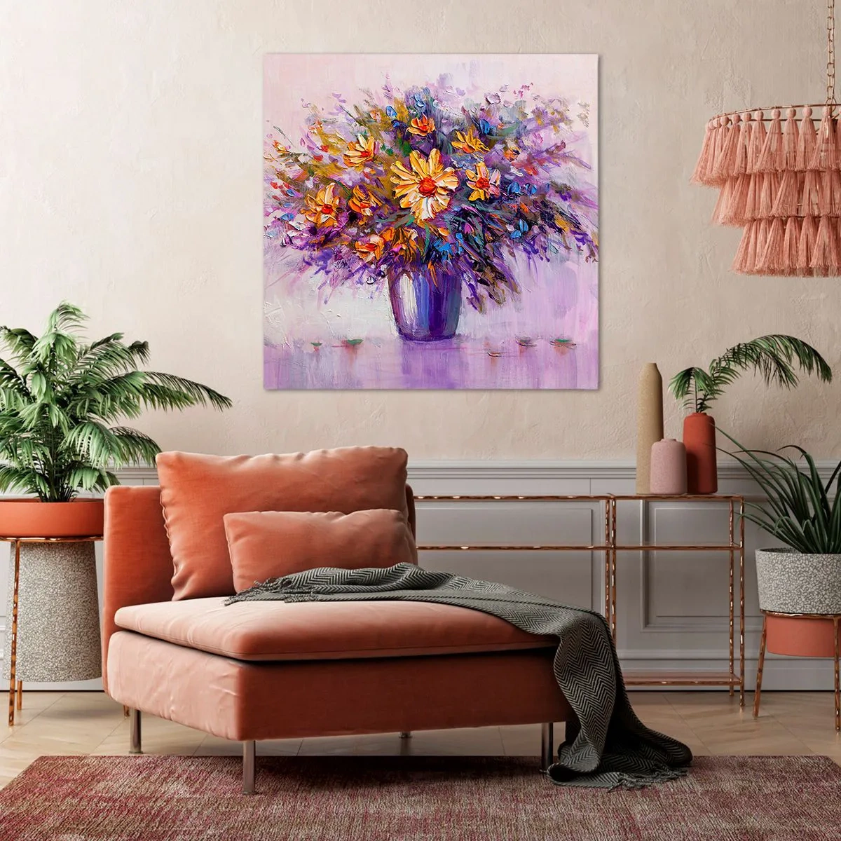 Bild auf Leinwand - Leinwandbild - Es riecht süß, sieht süß aus - 30x30 cm