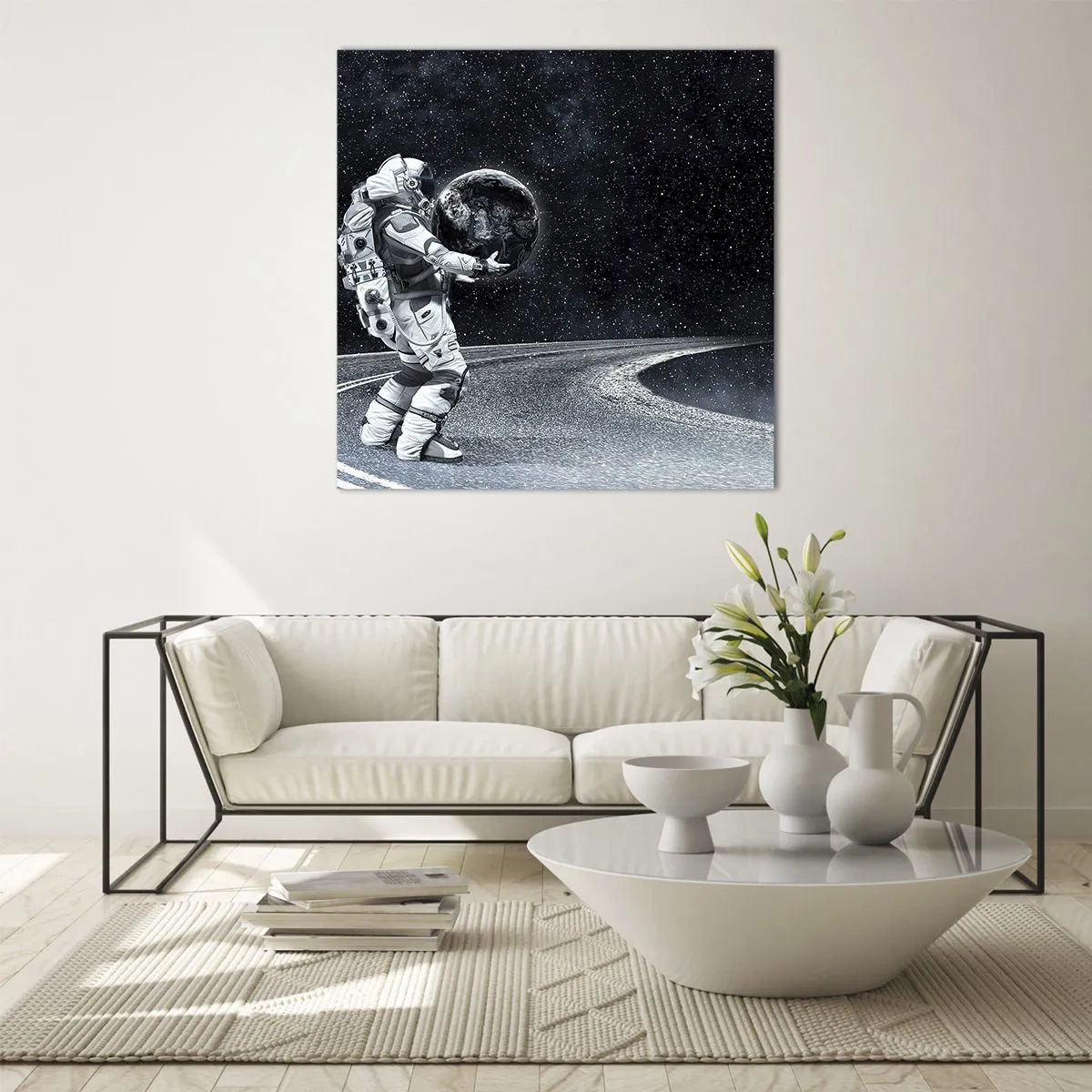 Glasbild - Bild auf glas - Auf der Milchstraße - 40x40 cm